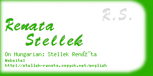 renata stellek business card